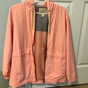 A light pink weatherproof jacket/ Size:S/CH